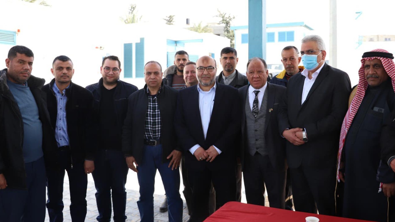 استقبال رئيس سلطة المياه م. مازن غنيم