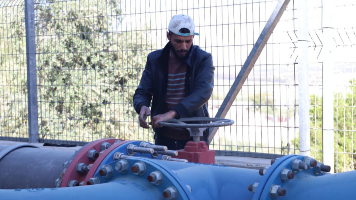 جولة تقييمية لوضع شبكة المياه