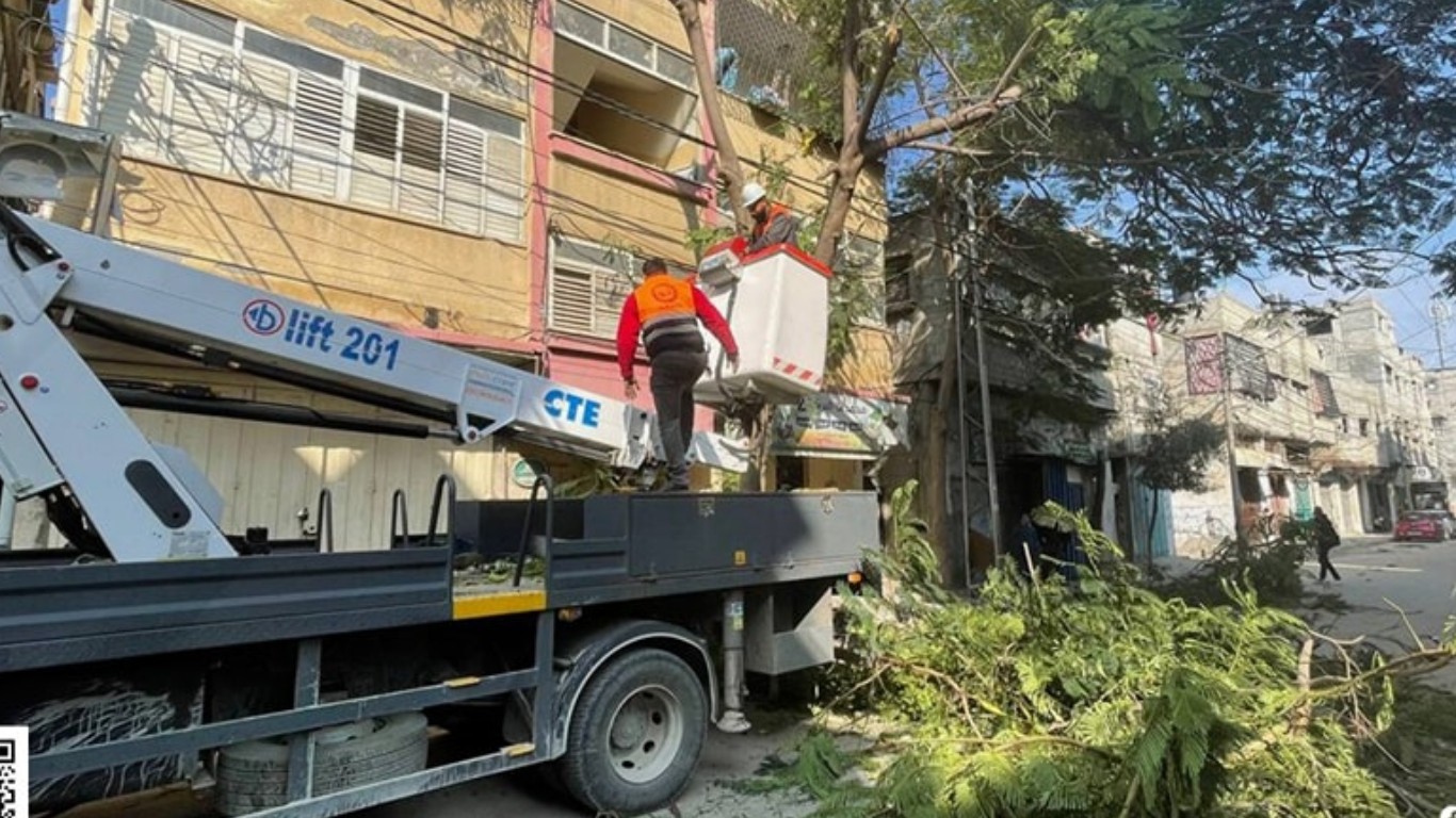 أعمال إزالة الخطر القريب من الضغط المرتفع في منطقة .